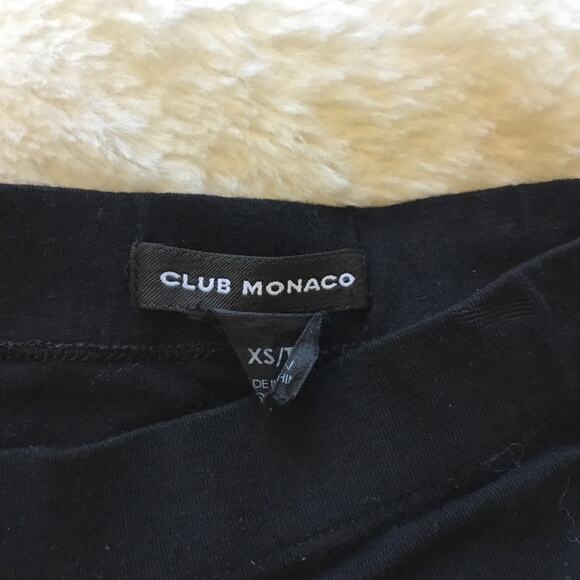 Club Monaco Black High-Waisted Leggings - Picture 2 of 9